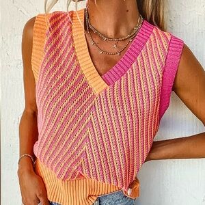 Peach Echo Tank top